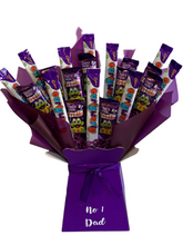 Load image into Gallery viewer, Personalised Freddo & curlywurly chocolate bouquet