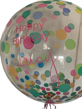 Load image into Gallery viewer, Personalised confetti balloon gifts- personalised gifts gift for any occasion