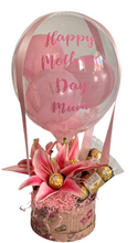 Load image into Gallery viewer, Mother’s Day hat box balloon chocolate basket gift