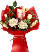 Load image into Gallery viewer, Lindor and Ferrero Rocher chocolate bouquet