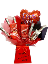 Load image into Gallery viewer, Valentines mixed chocolate bouquet