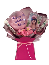Load image into Gallery viewer, Personalised balloon photo chocolate bouquet