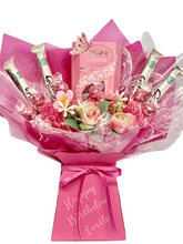 Load image into Gallery viewer, Personalised lindor & galaxy chocolate bouquet- gift for birthday Mother’s Day thank you