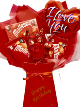 Load image into Gallery viewer, Personalised love you maltesers chocolate bouquet