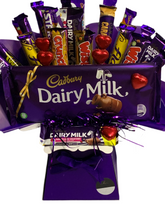 Load image into Gallery viewer, valentines Cadbury’s chocolate bouquet gift - valentines gift
