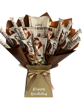 Load image into Gallery viewer, XL Personalised Galaxy chocolate bouquet