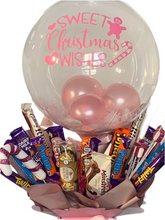 Load image into Gallery viewer, Extra large 18” Christmas personalised balloon chocolate bouquet