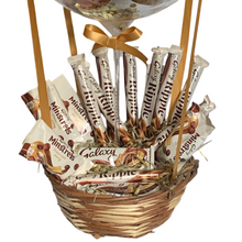 Load image into Gallery viewer, Personalised Chocolate Balloon Basket
