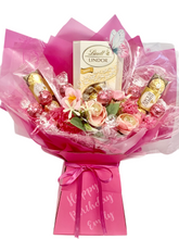 Load image into Gallery viewer, Personalised white lindor chocolate bouquet- Mother’s Day gift - birthday- thank you gift