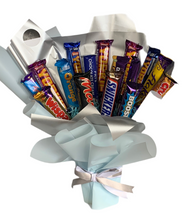 Load image into Gallery viewer, Baby blue luxury chocolate bouquet