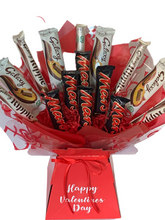 Load image into Gallery viewer, Valentines chocolate bouquet- mixed chocolate valentines gift