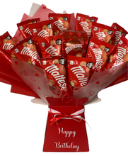 Load image into Gallery viewer, XL personalised maltesers & truffles chocolate bouquet