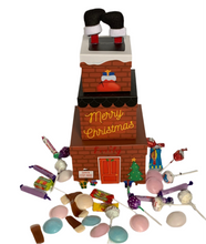Load image into Gallery viewer, Personalised Christmas tower boxes packed full of pick & mix sweets