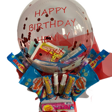 Load image into Gallery viewer, Personalised Balloon with Retro Sweets inside