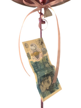 Load image into Gallery viewer, Personalised balloon gifts pop out the box balloon with real cash