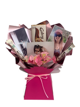 Load image into Gallery viewer, Photo chocolate bouquet- chocolate hamper with photographs of your choice