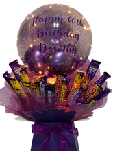 Load image into Gallery viewer, Personalised light up XL balloon chocolate bouquet