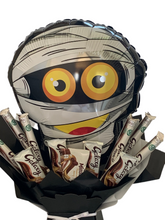 Load image into Gallery viewer, Halloween galaxy chocolate bouquet with giant 18” balloon