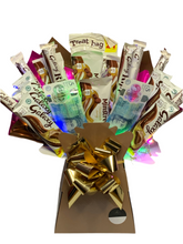 Load image into Gallery viewer, Luxury galaxy chocolate bouquet with real cash