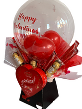Load image into Gallery viewer, XL valentines personalised balloon chocolate bouquet
