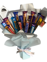 Load image into Gallery viewer, Baby blue luxury chocolate bouquet