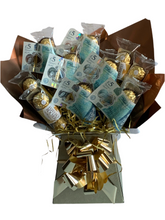 Load image into Gallery viewer, Ferrero rocher chocolate bouquet/ real cash