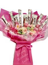 Load image into Gallery viewer, Personalised lindor & Galaxy chocolate bouquet- Mother’s Day birthday get well soon gift
