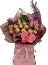 Load image into Gallery viewer, Pink Ferrero Rocher chocolate personalised gift