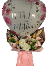 Load image into Gallery viewer, Xl Raffaello and lindor balloon chocolate bouquet
