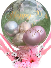 Load image into Gallery viewer, Pamper grass personalised balloon gifts Chocolate bouquet