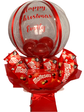Load image into Gallery viewer, Extra large 18” personalised balloon- maltesers chocolate bouquet