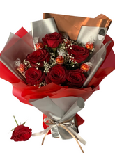 Load image into Gallery viewer, Fresh flowers with chocolate lindors