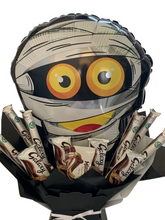 Load image into Gallery viewer, Halloween galaxy chocolate bouquet with giant 18” balloon