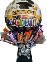Load image into Gallery viewer, chocolate balloon bouquet - graduation gift