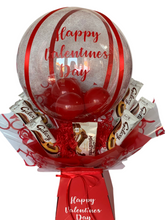 Load image into Gallery viewer, Valentines XL personalised balloon chocolate bouquet