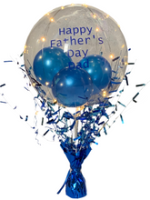 Load image into Gallery viewer, Light up Personalised balloon with stand - gift for any occasion