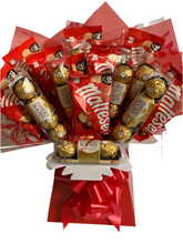 Load image into Gallery viewer, XL Ferrero Rocher & Maltesers Chocolate Bouquet