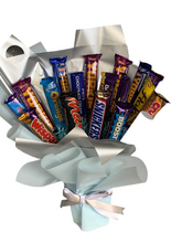 Load image into Gallery viewer, Baby blue luxury chocolate bouquet