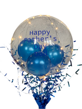 Load image into Gallery viewer, Light up Personalised balloon with stand - gift for any occasion