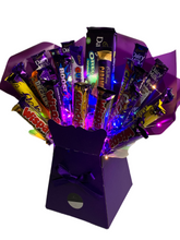 Load image into Gallery viewer, Cadbury’s chocolate bouquet, light up