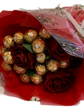 Load image into Gallery viewer, Beautiful Christmas Ferrero Rocher hand held bouquet