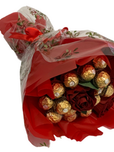 Load image into Gallery viewer, Beautiful Christmas Ferrero Rocher hand held bouquet