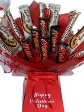 Load image into Gallery viewer, Valentines chocolate bouquet- mixed chocolate valentines gift