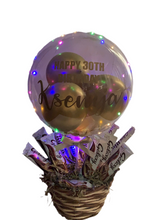 Load image into Gallery viewer, Personalised Light up galaxy chocolate basket
