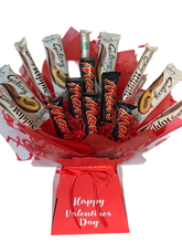 Load image into Gallery viewer, Valentines chocolate bouquet- mixed chocolate valentines gift