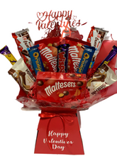 Load image into Gallery viewer, Valentines mixed chocolate bouquet- valentines gift