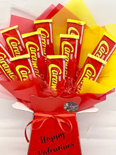 Load image into Gallery viewer, Personalised Caramac chocolate bouquet
