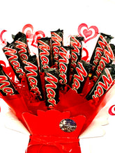 Load image into Gallery viewer, Personalised Mars bar chocolate bouquet- personalised gift