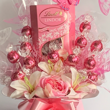 Load image into Gallery viewer, XL Lindor Strawberry & Creams Chocolate Bouquet