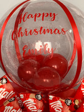 Load image into Gallery viewer, Extra large 18” personalised balloon- maltesers chocolate bouquet